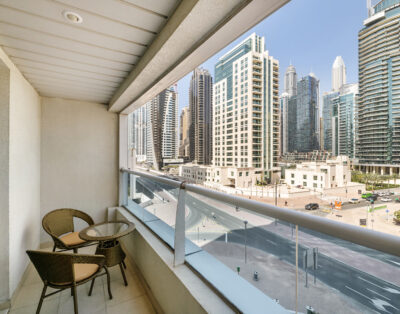 Fully Upgraded 1BR in Dubai Marina | 3 mins walk to Metro